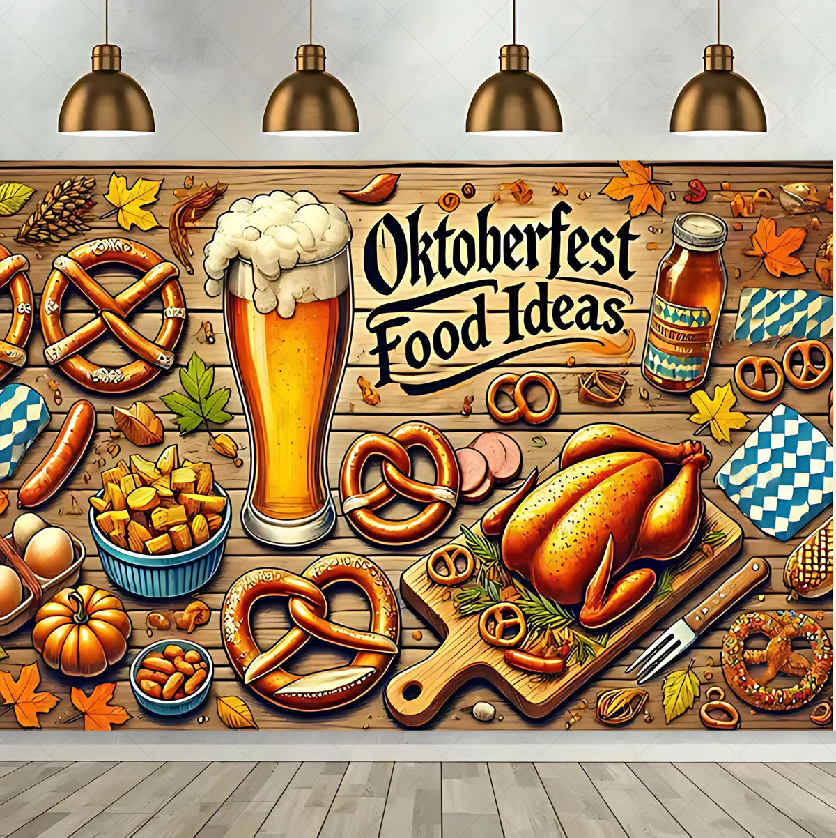 Oktoberfest Beer Theme Celebration Background