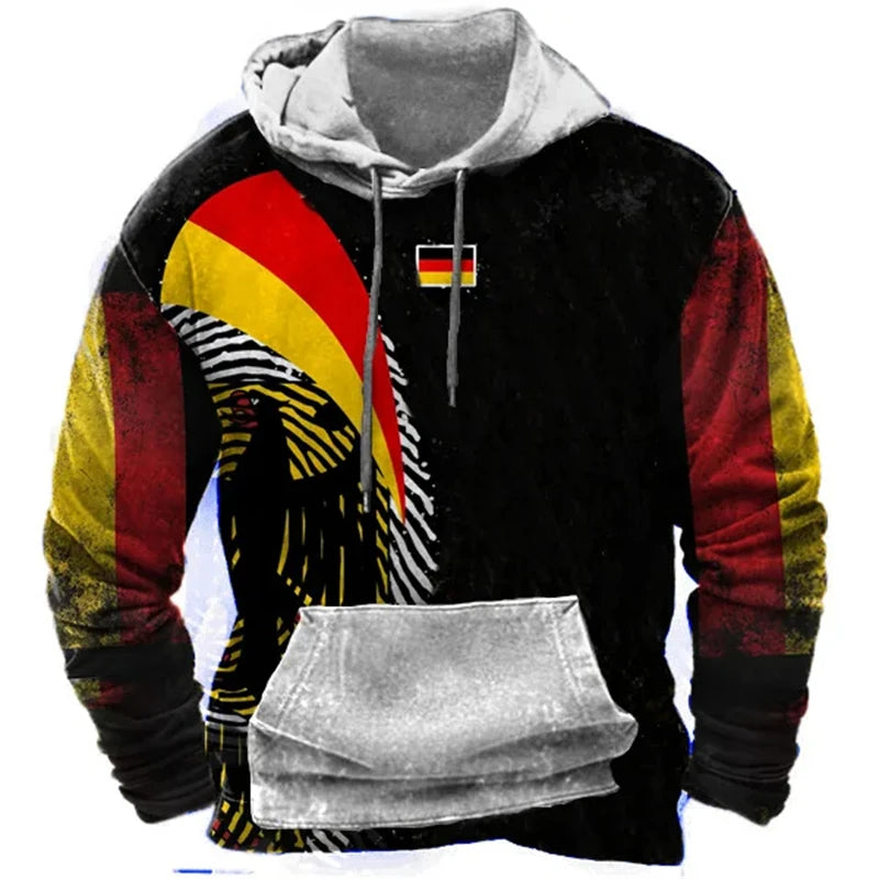Vintage Germany Flag Hoodie