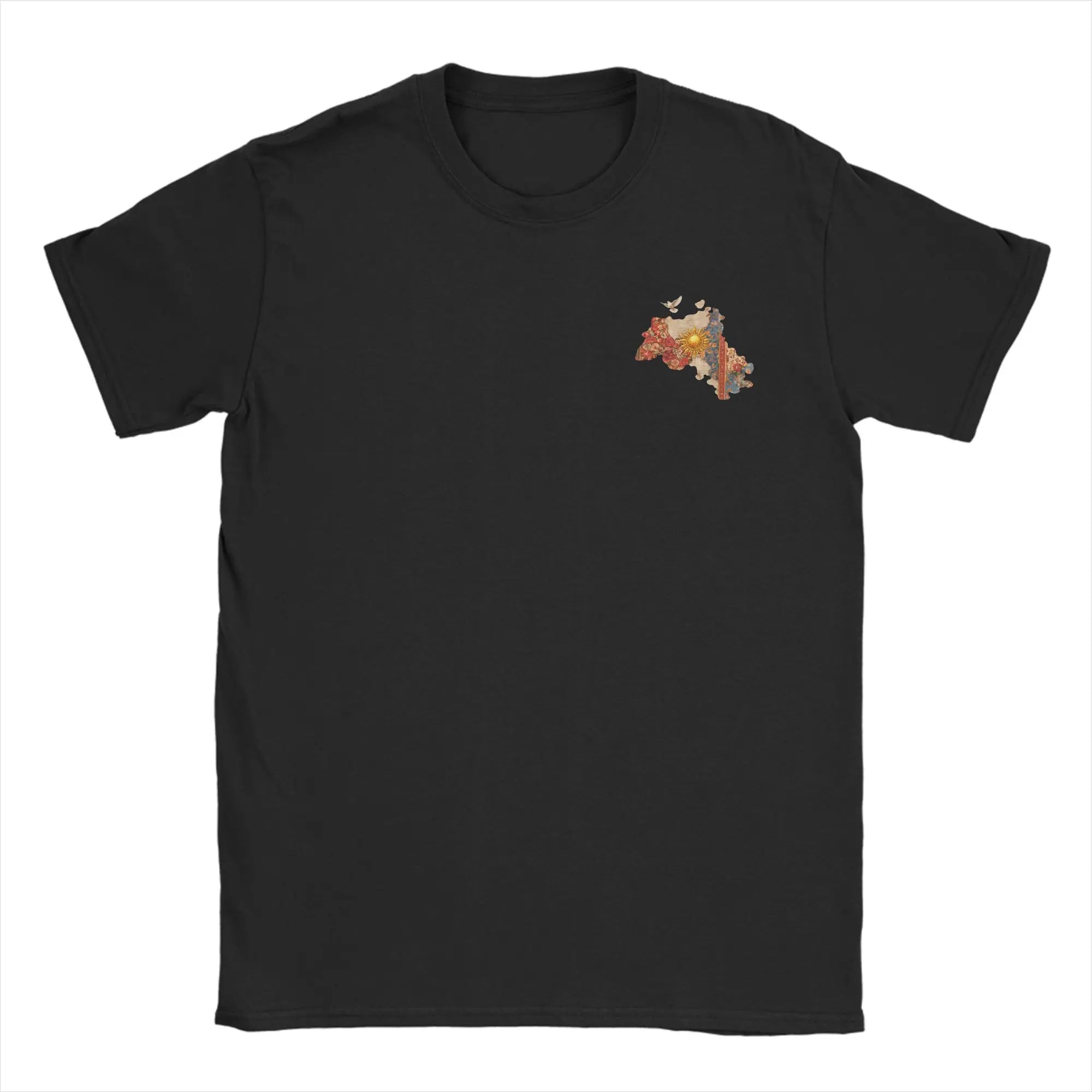 Kurdistan Map Flag Culture Men's T Shirt