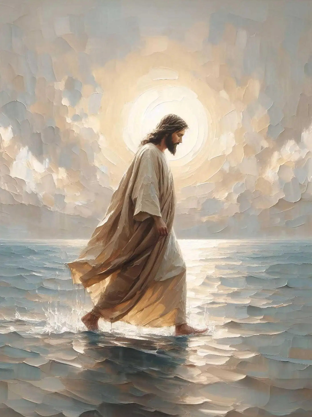 Jesus With Woman Christian Posters Savior