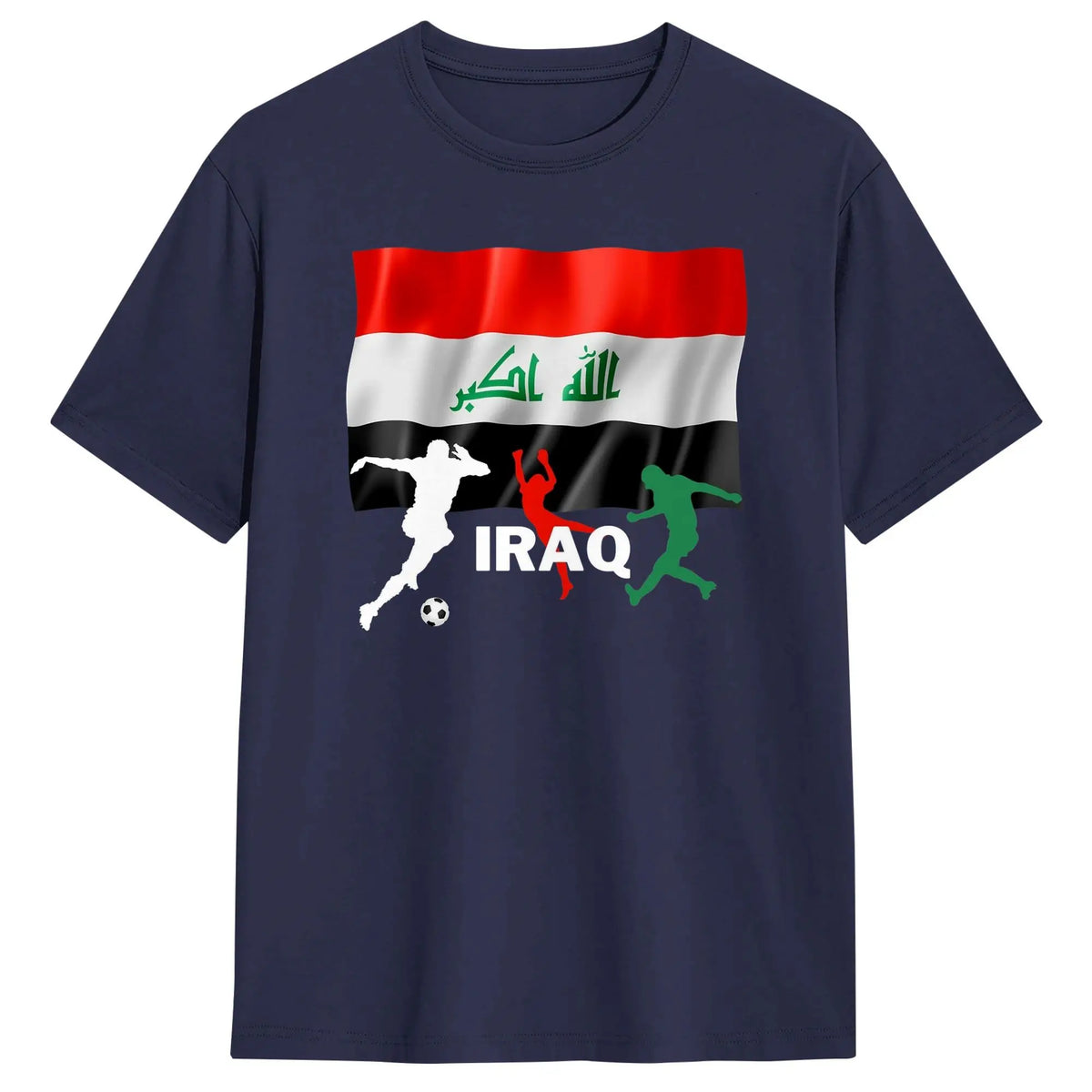 Iraq Flag Soccer T Shirt