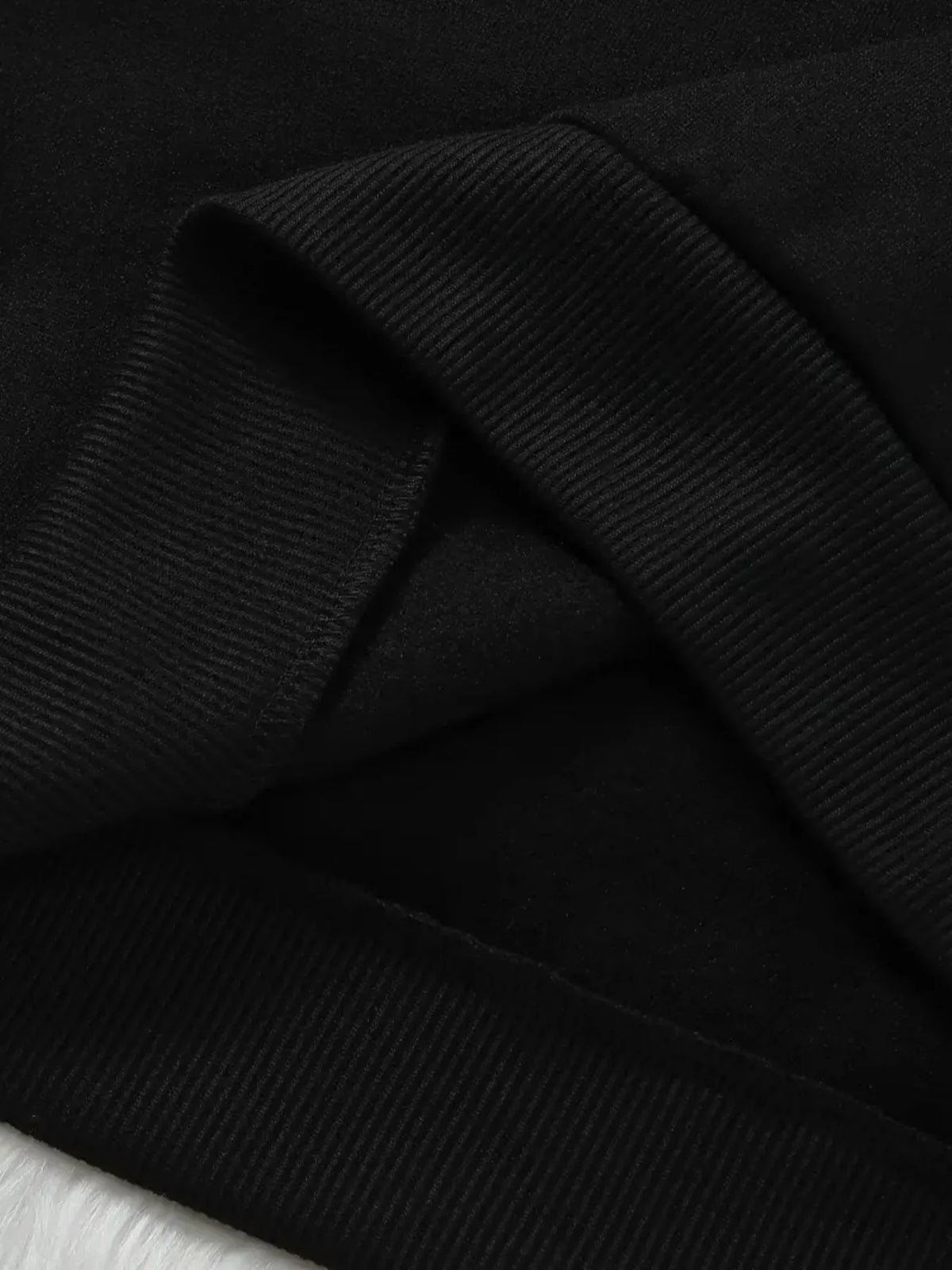 Letter-Printed Zip-Up Hoodie, Casual