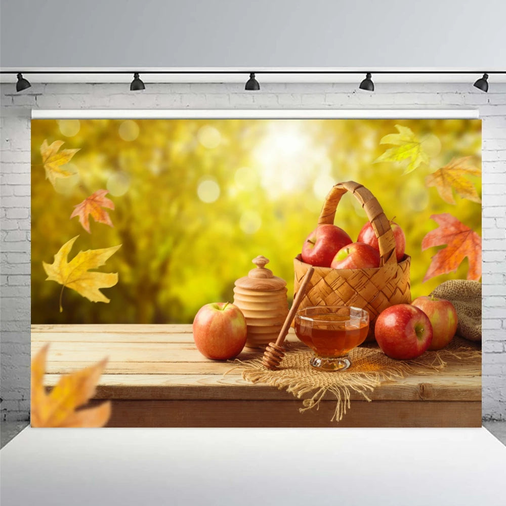 Happy Rosh Hashanah Photography Background Backdrop