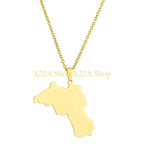 Unique Kurdistan Map Necklace