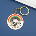 You Are Safe with Me Rainbow Flag Pride LGBTQ