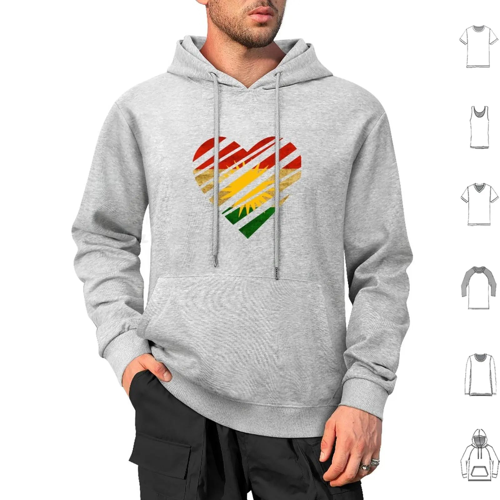 Kurdistan Heart Hoodie