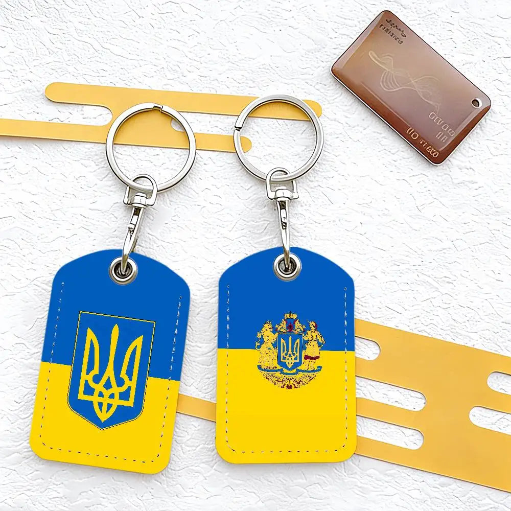Ukraine Flag Keychain