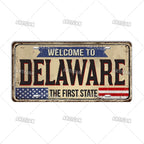 USA Landmark License Plate