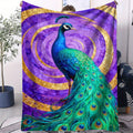 Peacock Throw Blanket