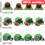 10/12PCS  Wholesale Embroidery Patches Rugby for Clothing