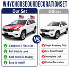 USA Car Hood Cover