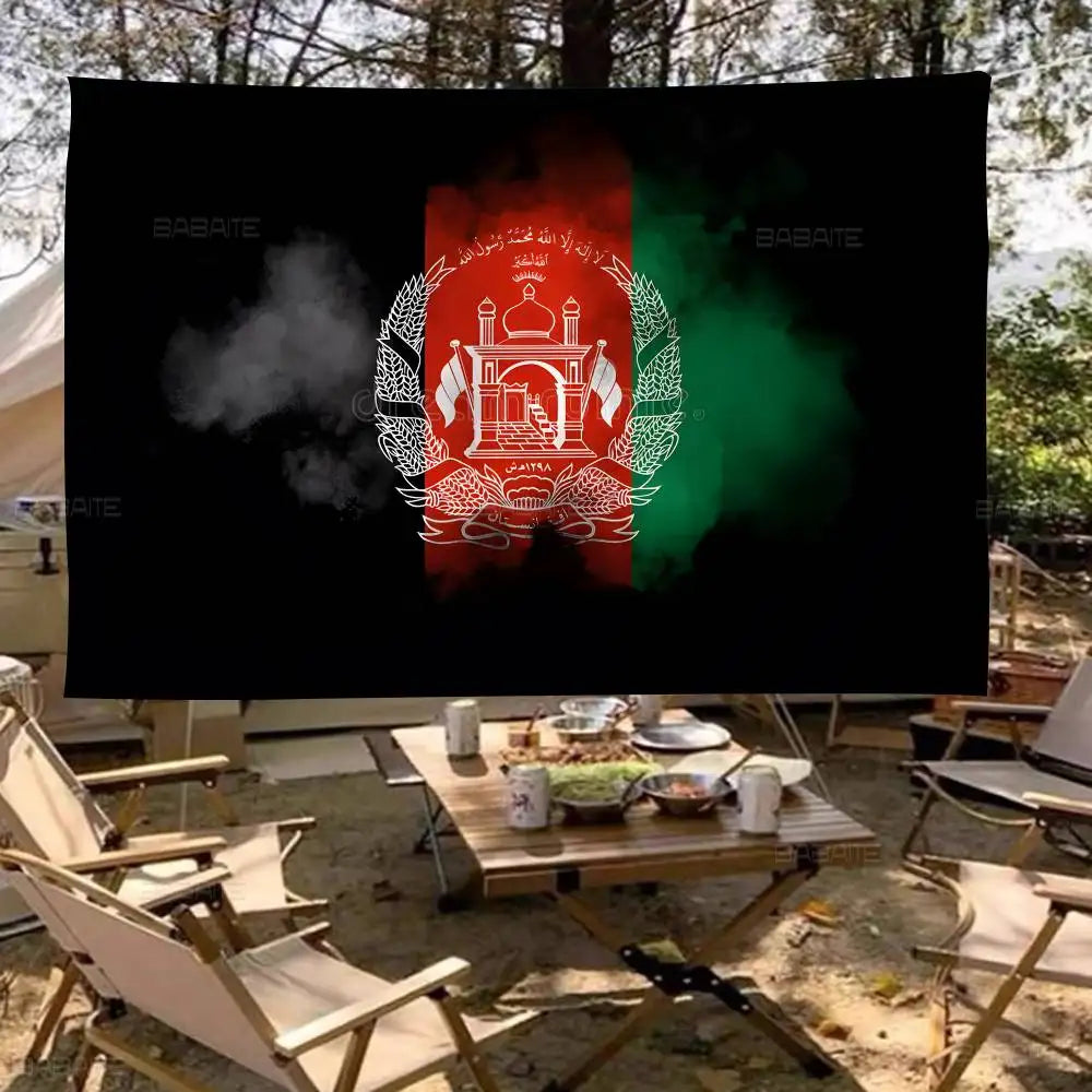 Afghanistan Creative Pattern Hanging Flag