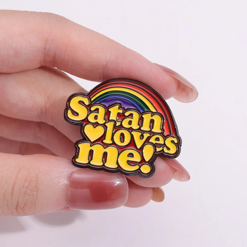 Rainbow Quotative Enamel Pin