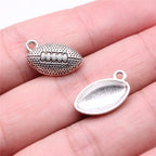20pcs Football Charms American Football Pendants Jewelry