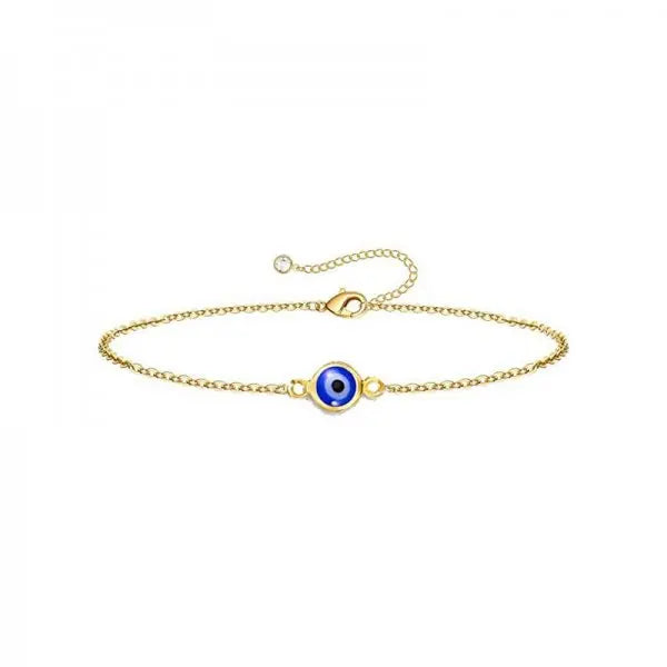 Gold Zircon Evil Eye