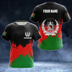 Afghanistan Flag Graphic T-shirts 3D Printed Clothes Custom