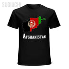 Men Afghan Country Map Tshirt