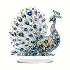 Peacock Diamond Art Table Kit