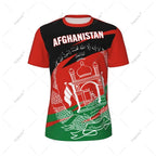 Afghanistan Flag Men Sports T-shirt