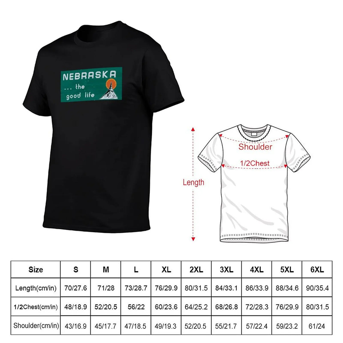 Nebraska. . .The good life! NE T-shirt