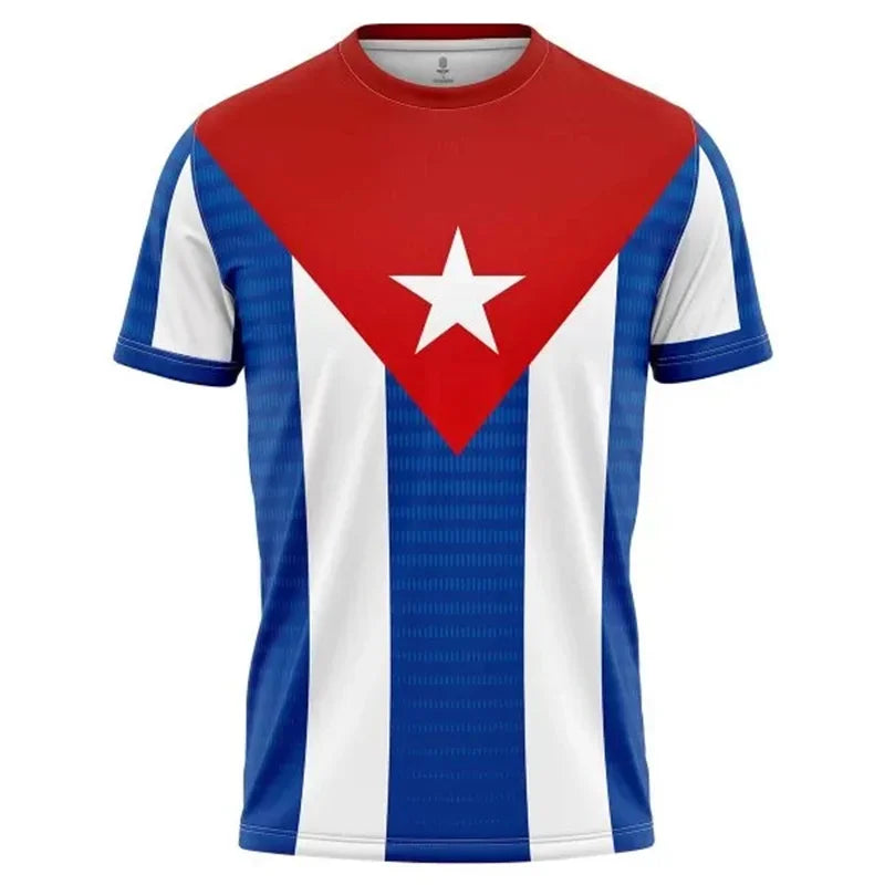 Cuba Flag Men’s T-Shirt – Breathable