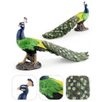 Plastic Farm Life Peacock Toy Figure