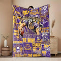 Minnesota Vikings Football Blanket