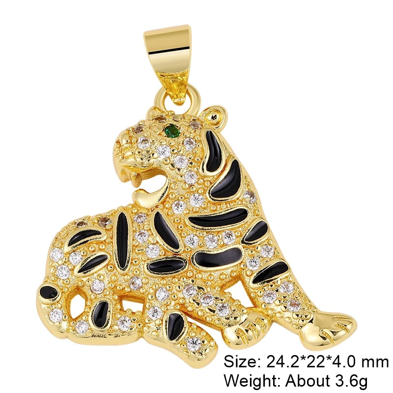 Gold Plated Handmade Colorful Star Of David Charms