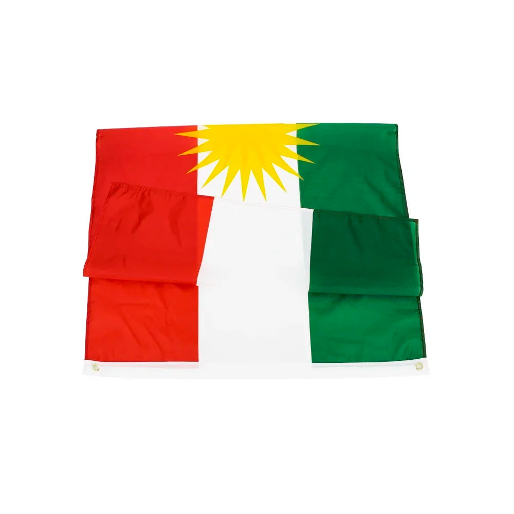 Kurdistan Hanging Flag