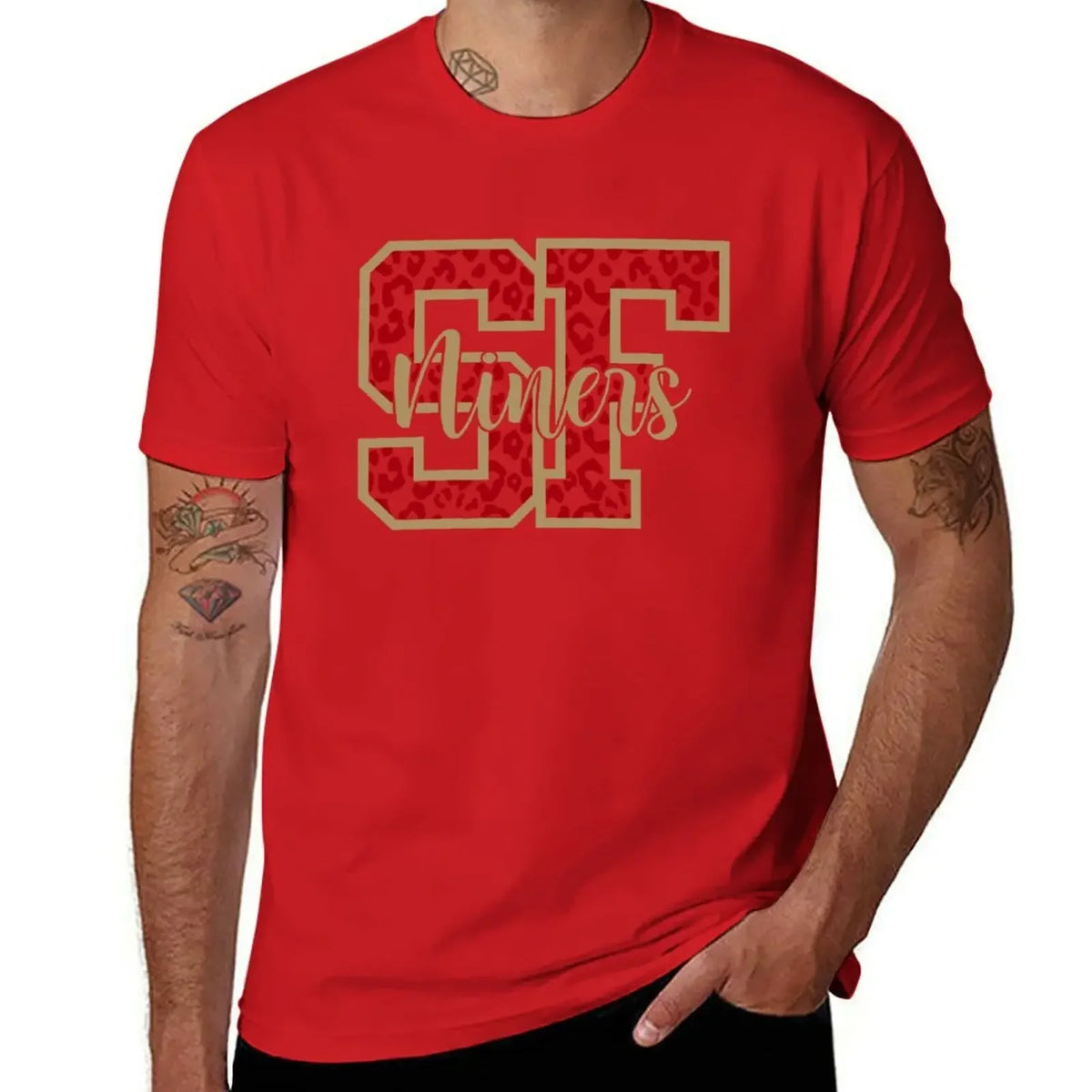SF Football 49ers Niners T-Shirt graphic shirts