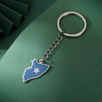 Eueavan Somali Map Pendant Keychains