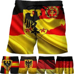 Germany National Emblem Flag Beach Shorts