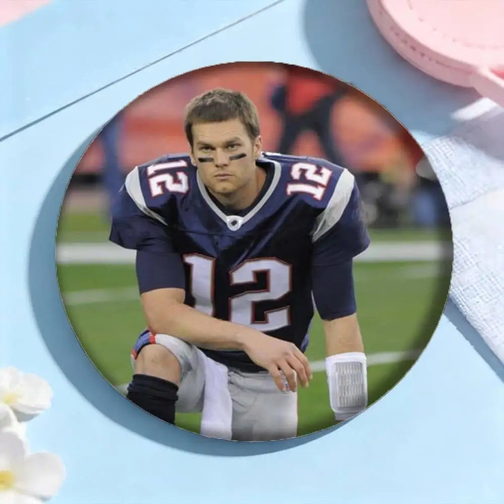 Football player Tom Brady Brooches Badges Pins