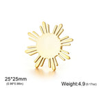 Sun Symbol Brooch