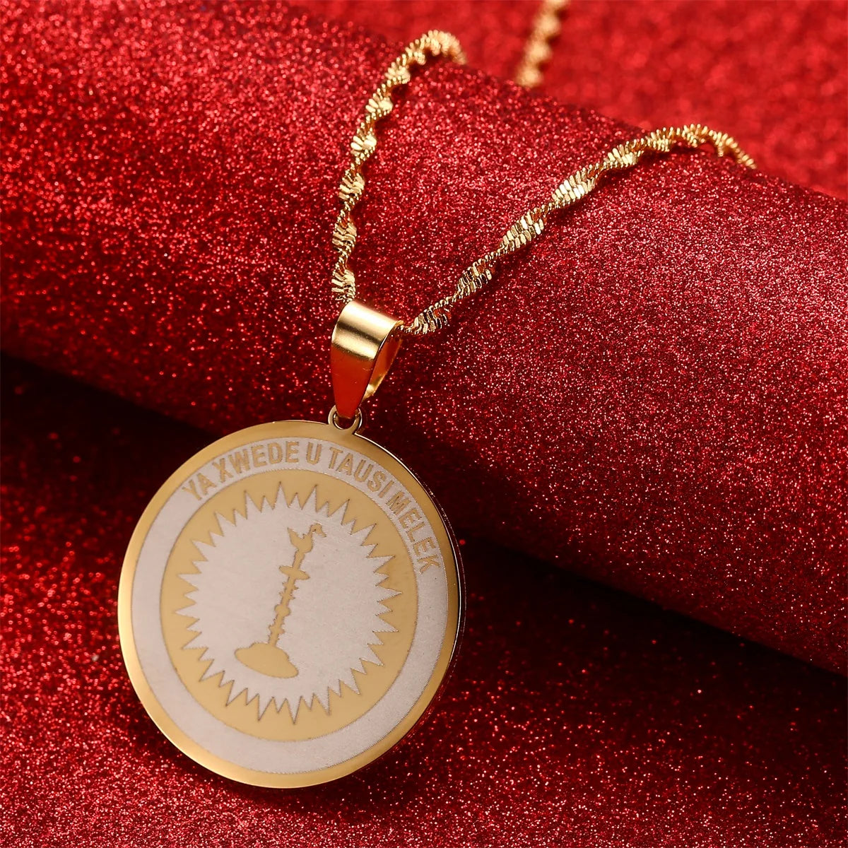 Yezidi Lalish Peacock Pendant Necklaces Yazidis Jewelry