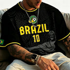 Brazil Jesus Soccer Jersey Unisex Top