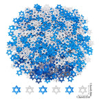 Hanukkah Party Blue Silver Star Festival Home Table Decoration