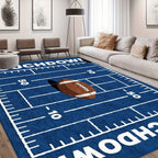 American Football Field Area Rug