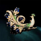 Luxury and fashionable peacock pin