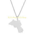 Unique Kurdistan Map Necklace