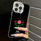 Afghanistan Flag Silver Plated Inside Phone Case For iPhone