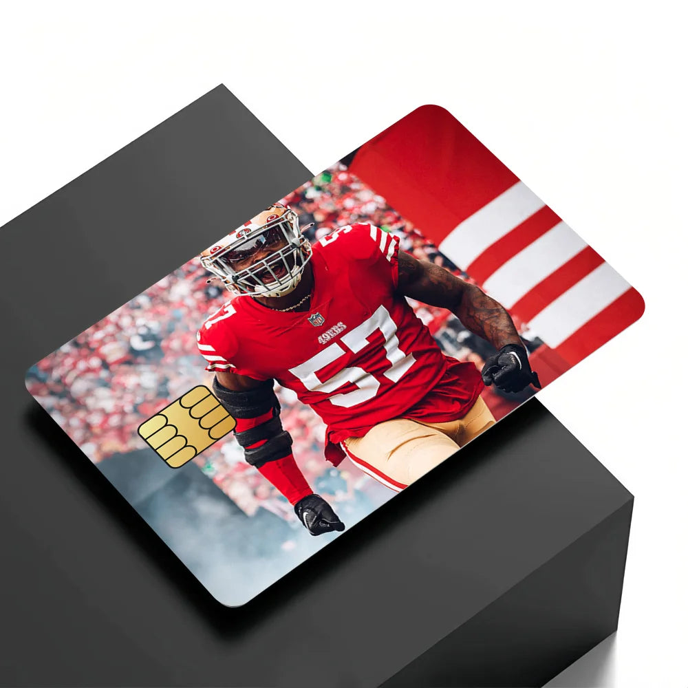 San Francisco 4-49ers NFLS Anti-Scratch Card Sticker