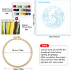 Peacock Embroidery Starter Kit