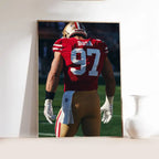 N-Nick B-Bosa Poster Self-adhesive Art  Paper Sticker