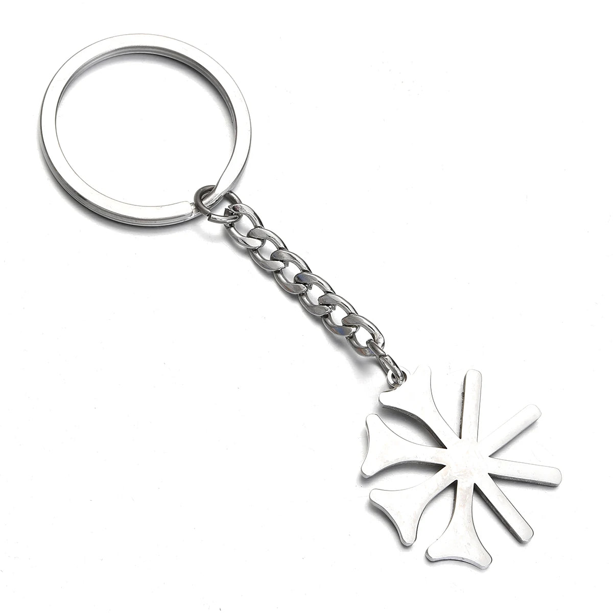 Stainless Steel Lalish Peacock Yezidi Keychain