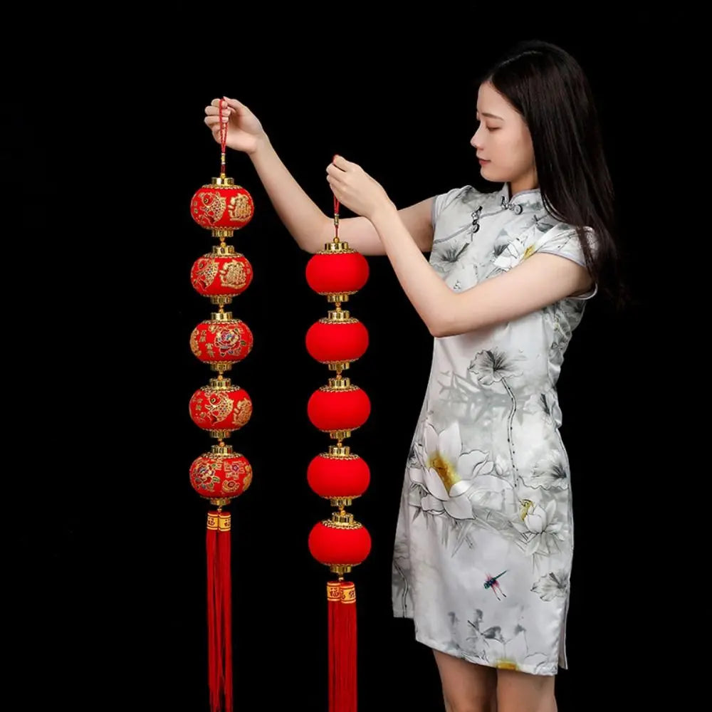 Lantern String Chinese Pendant Circular