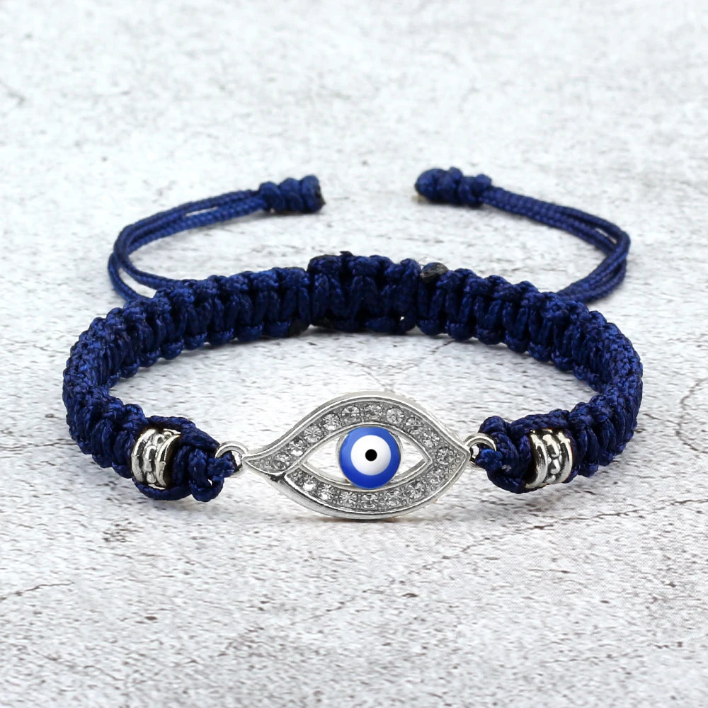Braided Evil Eye Bracelet