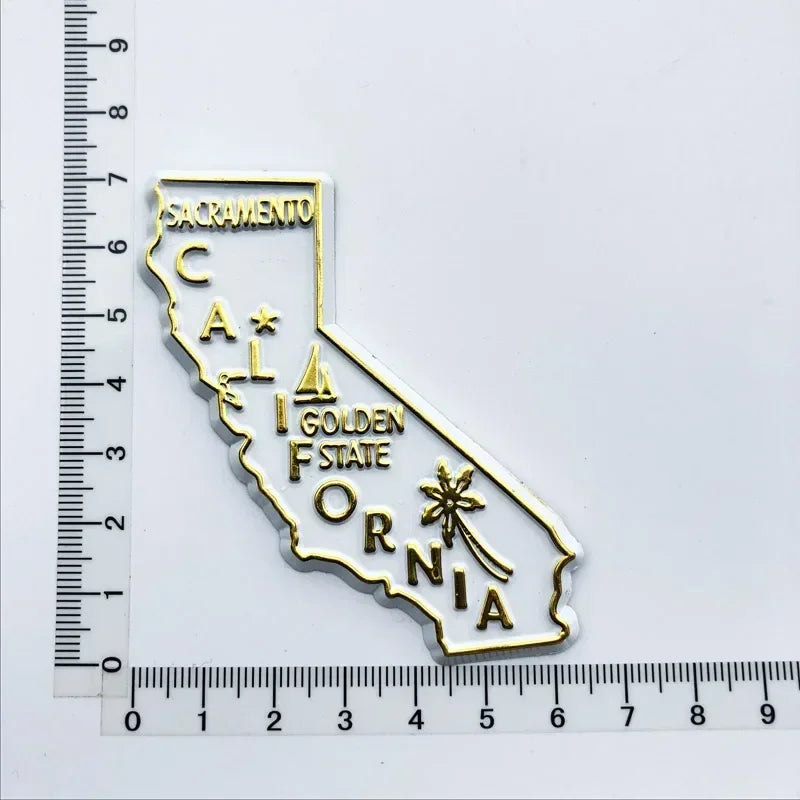 U.S. States Refrigerator Magnet