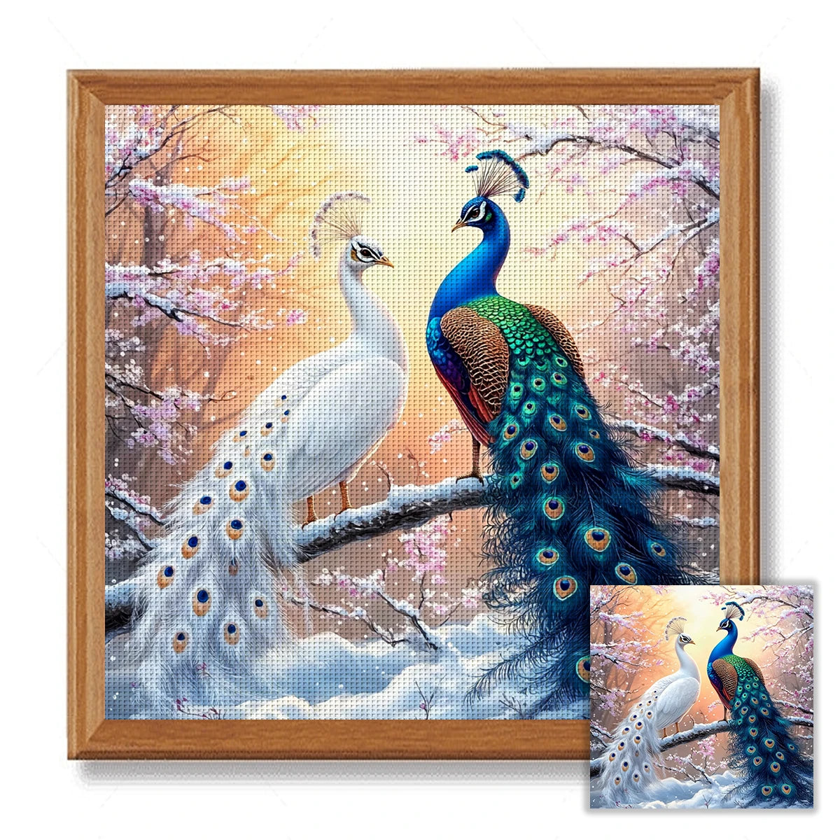 Peacock Print Stitch Set