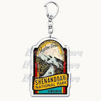 US Travel Keychain